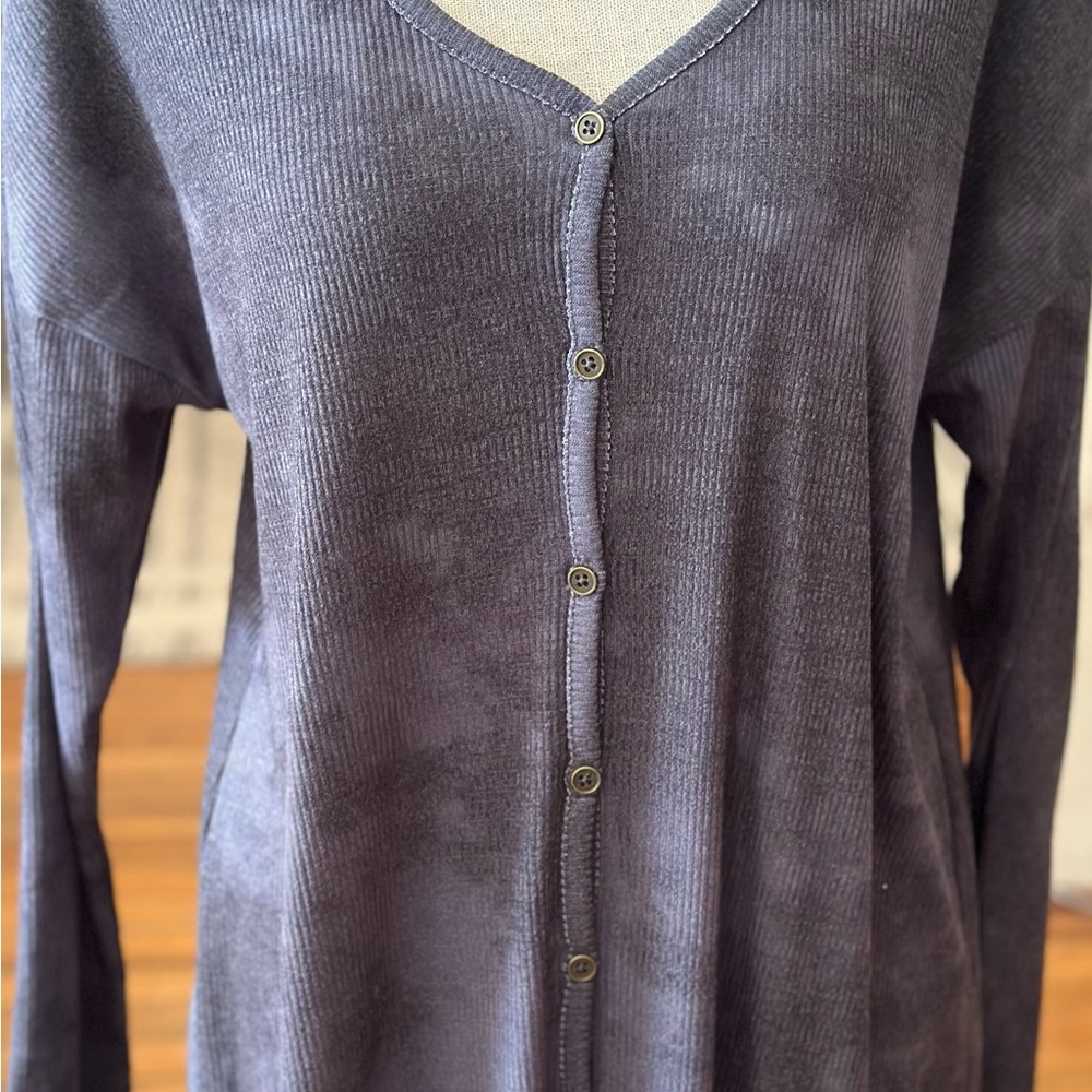 Maurices Charcoal Button-Up Dress